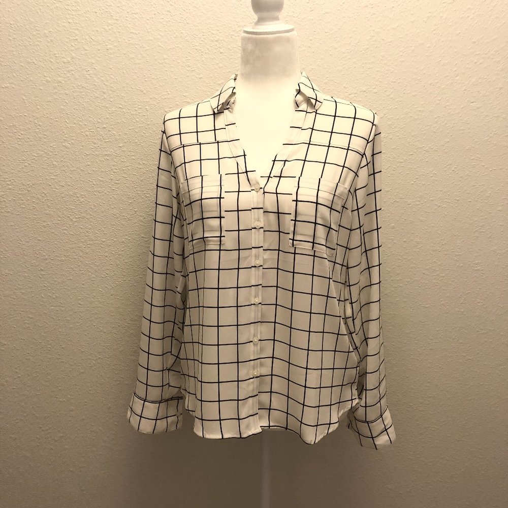 Price Drop!! Express Button-Down Tab Sleeve Shirt